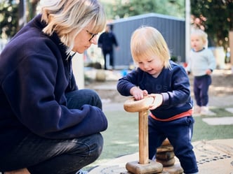 Gowrie NSW Erskineville little girl playing outdoors