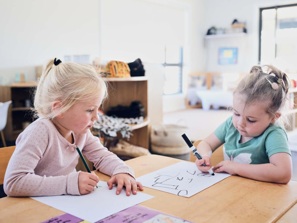 Oslo Mudgee kid is drawing