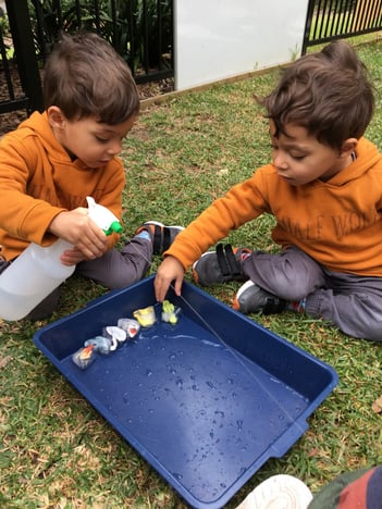 Loose Parts play for Infants and Toddlers